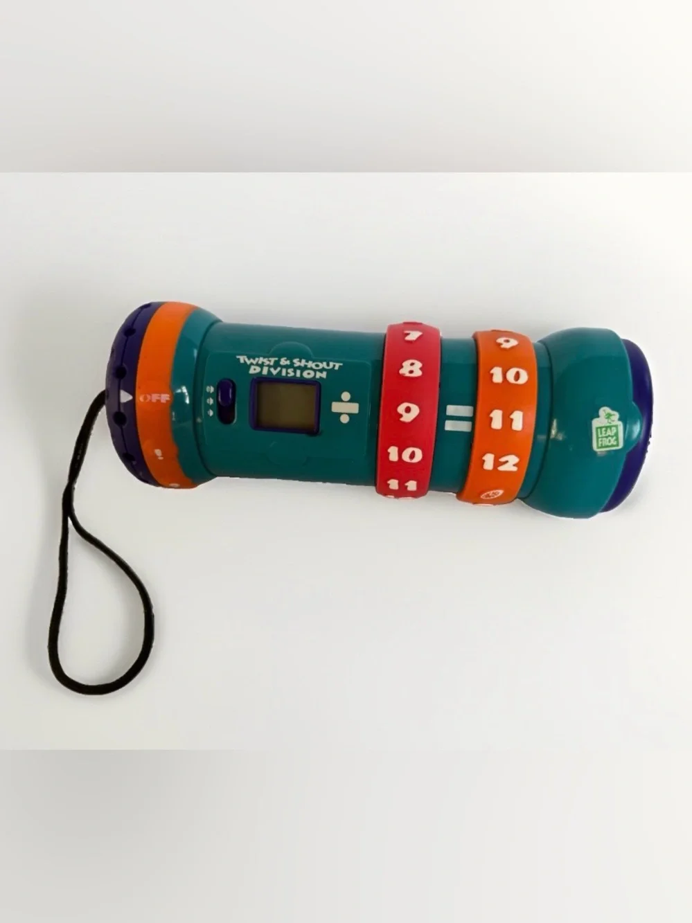 LeapFrog Twist & Shout Division Handheld Electronic Math Learning Game TESTED